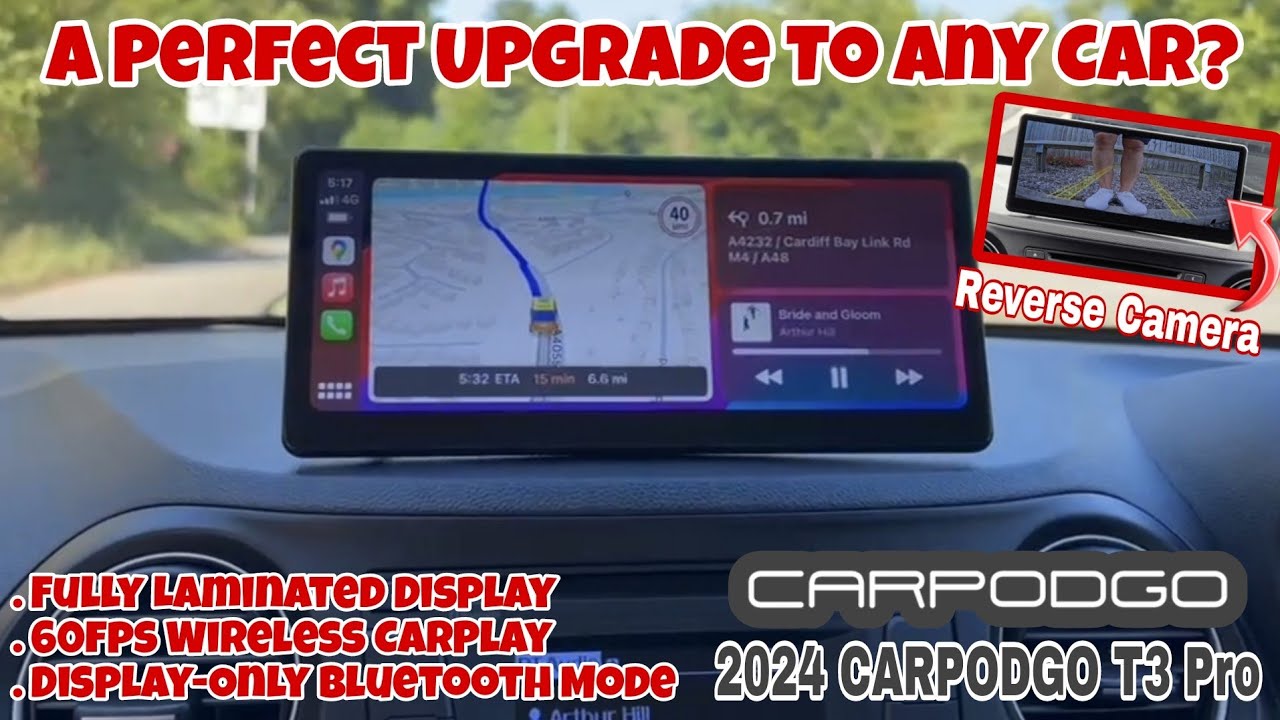 2024年版 届ける CarpodGo T3 Pro 60FPS ディスプレイオーディオ