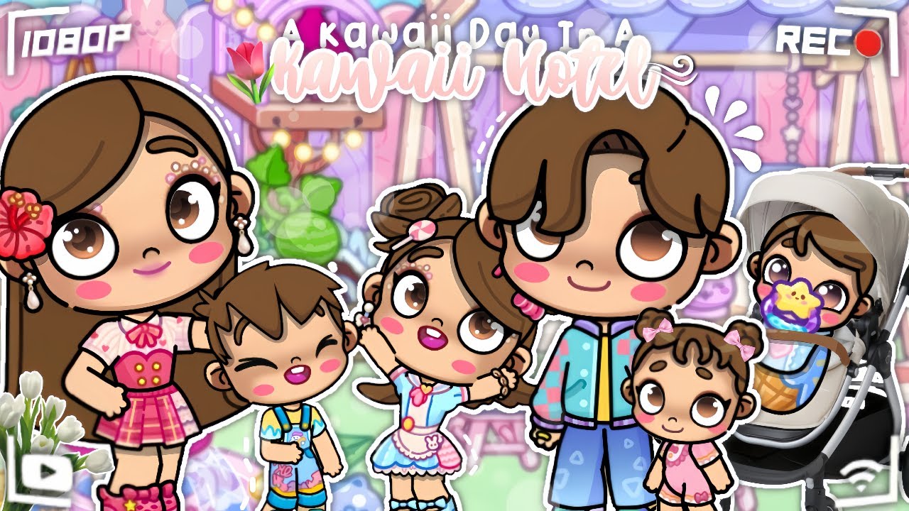 A KAWAII DAY IN A *KAWAII HOTEL*🌷✨ || *VOICED🔊* || AVATAR WORLD