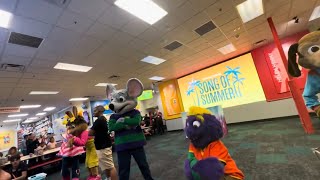 Chuck E. Cheese pizzeria and games summer of fun roadshow concert ( Torrance,ca prairie Blvd )