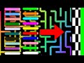 🔥 WORM Maze Race #6 | 10 Snakes, one winner | Marble race