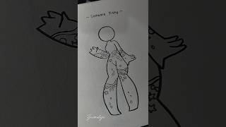 How to draw Female body pose tutorial (sonic, someone fishy) #drawing #stickman #howtodraw #art