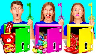 Выбери Правильный Ключ Челлендж | Забавные Лайфхаки с Едой от BaRaDa Challenge