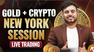 Live Crypto Trading Bitcoin Trading Gold Trading 16 November Nyk Session Techno Jeet