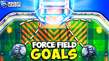 Rocket League, but the goals are FORCE FIELDS