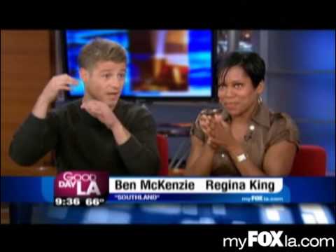 Ben Mckenzie and Regina King - Good Day LA(1)