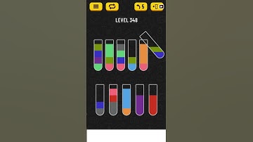 【Water Sort Puzzle】 Level 348