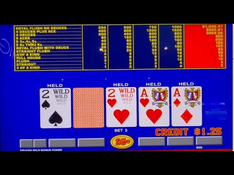 Deuces Wild Video Poker Play Free