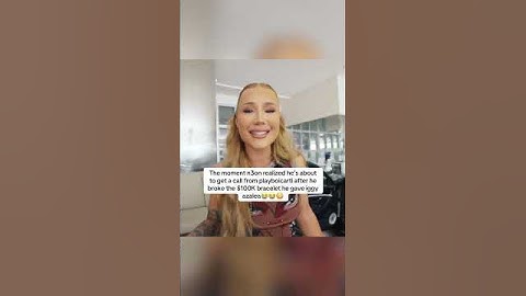 No way n3on broke iggy azalea bracelet playboicarti gave her #n3on #iggyazalea #playboicarti