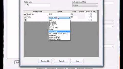 4  How to create new database tables with PHPRunner