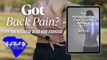 Dead Bug with Resistance | Core Stability Exercise for Back Pain Relief