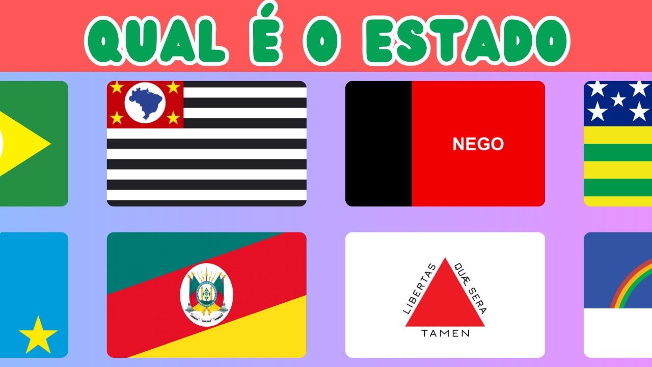 🇧🇷  Adivinhe qual é o ESTADO pela BANDEIRA | 😱 Você conhece todas? 🧠| AW Quiz 🎯