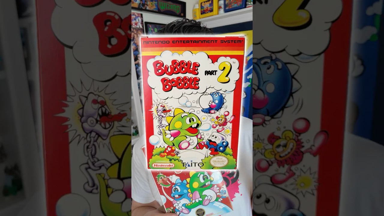 The REAL Bubble Bobble Sequel #retrogamer #bubblebobble