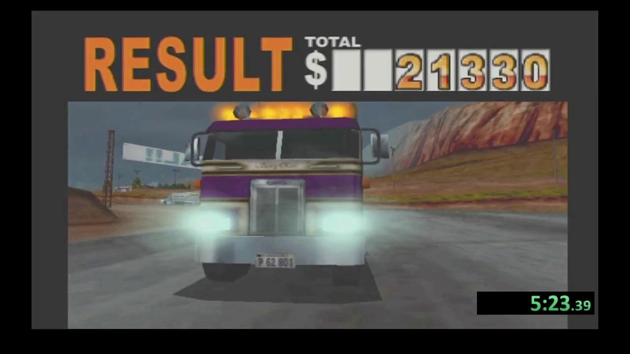 18 Wheeler American Pro Trucker All Stages Speedrun 12m25.99 Playstation 2 YouTube