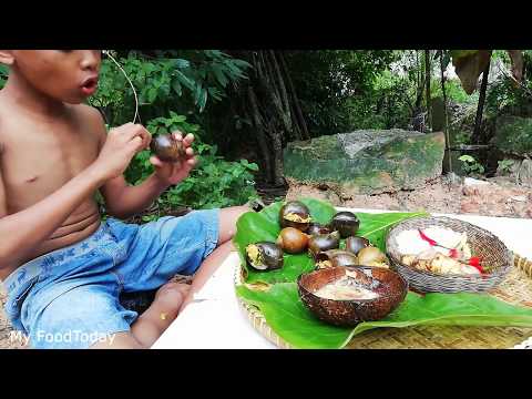 primitive-technology---cooking-#snail-amok---how-to-make-snail-amok-delicious