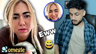 Omegle But Dirty Mind Check   Omegle Funny  She Got Scared  Part  3