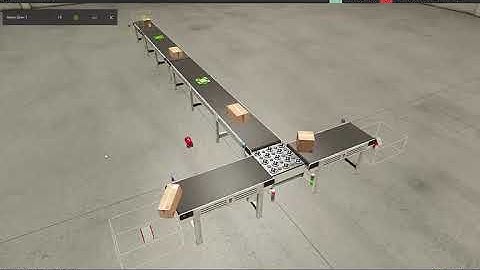 Baggage Handling System(BHS) Bag Tracking on Factory IO