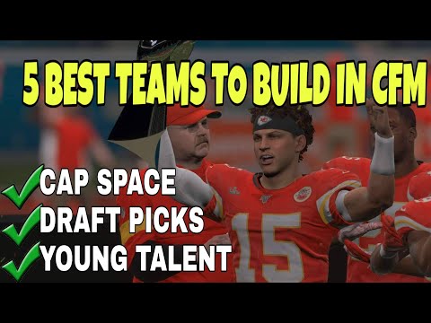 Top 5 Best Teams To BUILD A DYNASTY In Connected Franchise Mode! Madden NFL 21 CFM Tips & Tricks