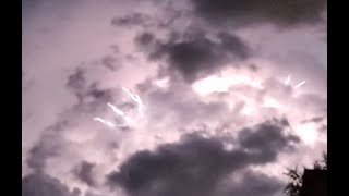 Summer Lightning Storm – Lightning is flashing every second