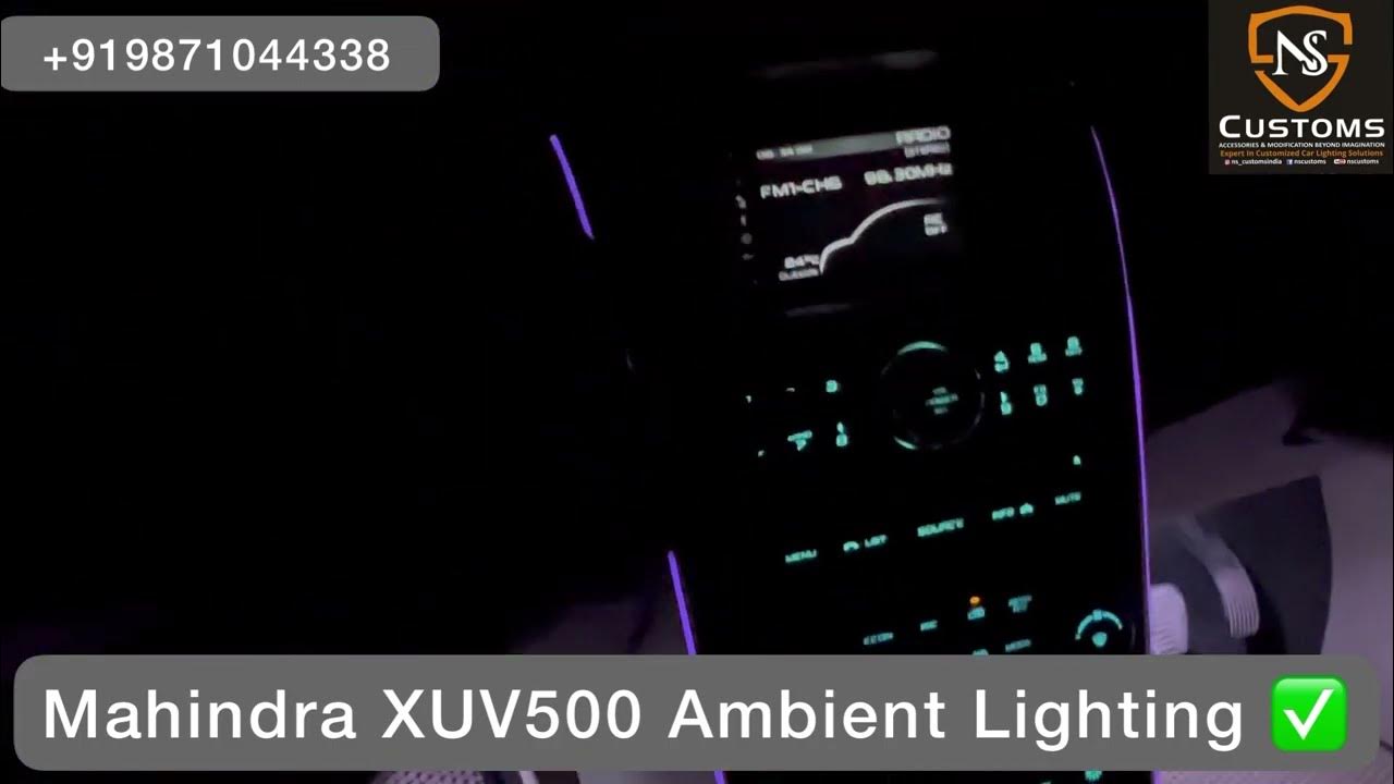 XUV500 Ambient Lighting! YouTube