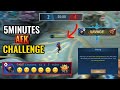 ALDOUS 5 MINUTES AFK CHALLENGE! | FROM AFK TO MVP - SAVAGE | MLBB