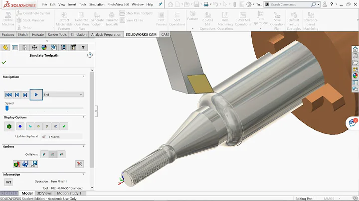 CAM _CNC TURNING using CAMWorks_ SolidWorks VTS_06.02