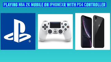 NBA 2K MOBILE GAMEPLAY WITH PS4 CONTROLLER 📱🎮