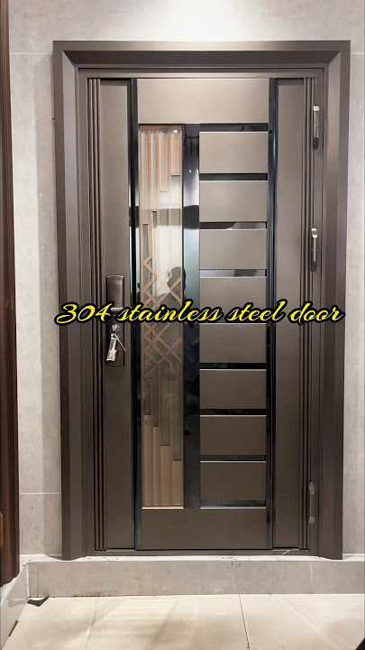 Stainless steel door #door #frontdoor #singledoor #entrancedoor #externaldoor