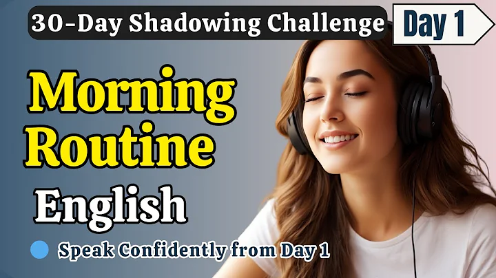Learn English FAST with Real Morning Sentences |Day 1 |Shadowing English Speaking Practice