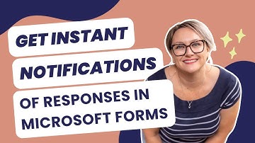Ontvang direct meldingen voor Microsoft Forms-inzendingen