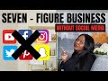 STARTING A BUSINESS WITHOUT SOCIAL MEDIA