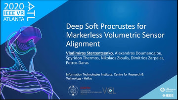 [IEEE VR 2020] - Deep Soft Procrustes for Markerless Volumetric Sensor Alignment