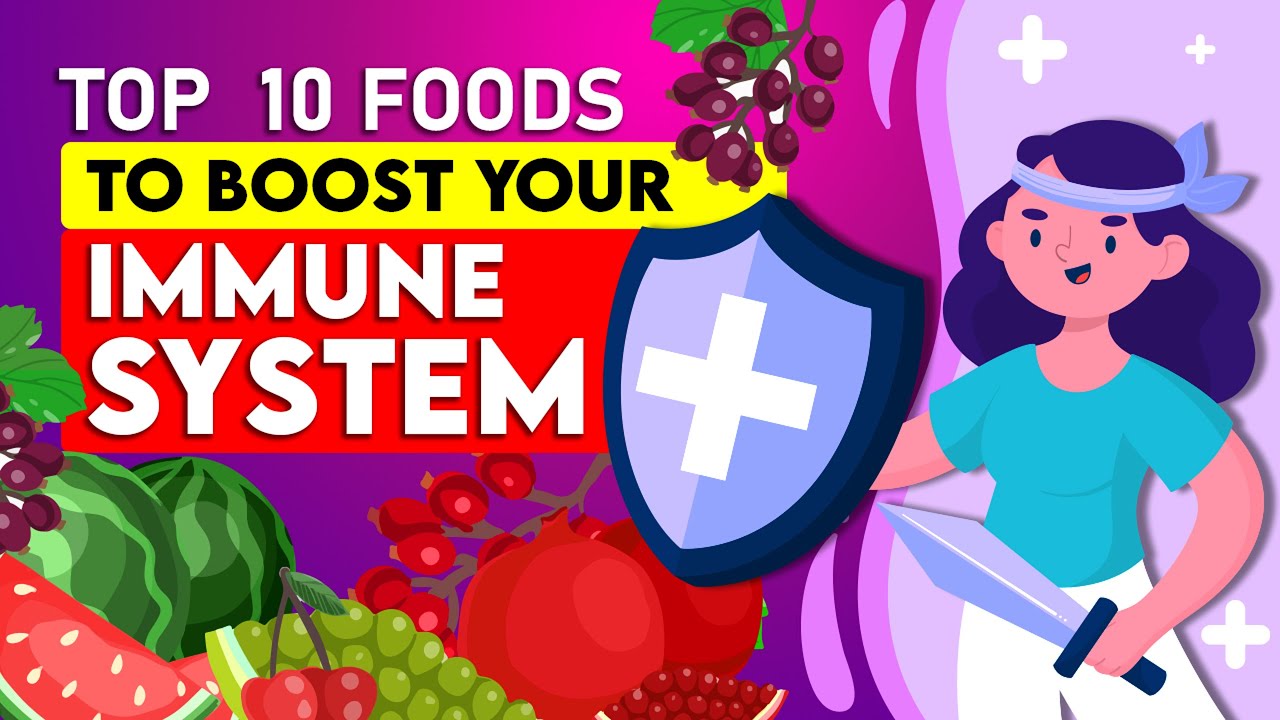 Top 10 foods to boost your immune system - YouTube
