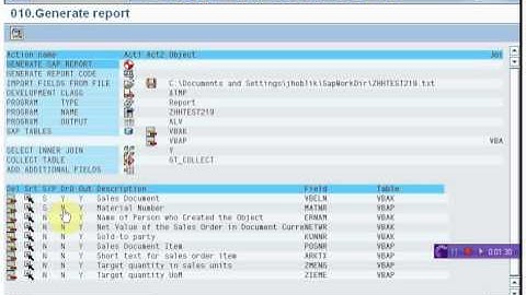 ABAP Tools Report generator Part01