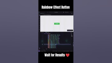 Rainbow Button #codingshorts #frontendcourse #htmlcssjavascript #tutorial