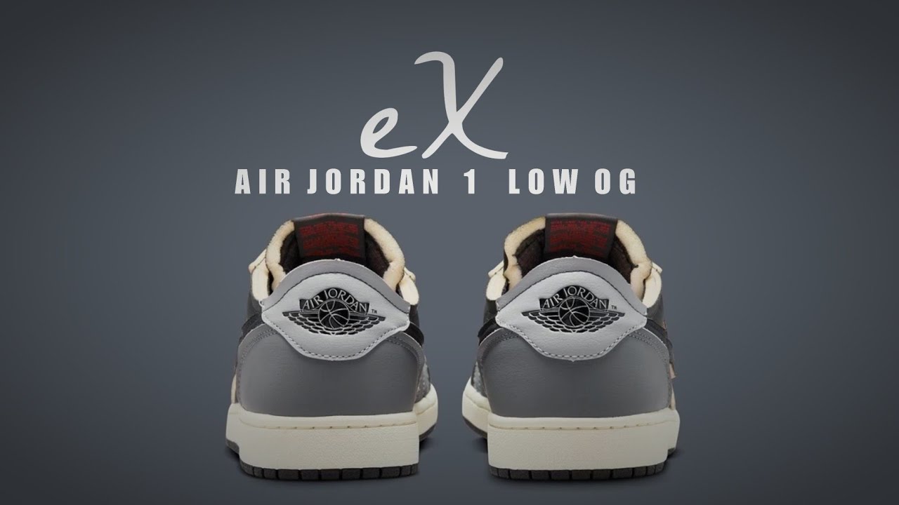 Air Jordan 1 Retro Low OG EX Black Smoke Grey Release Date