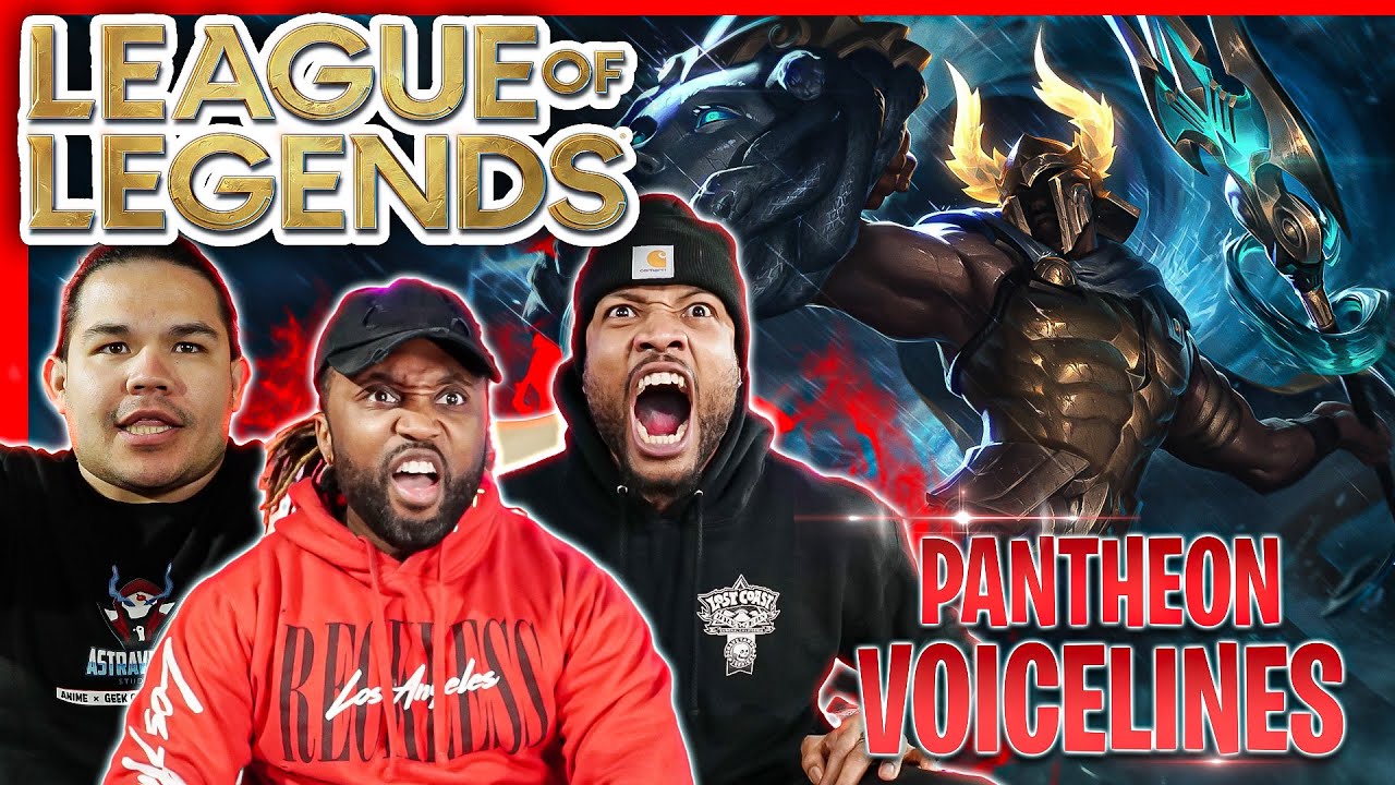 Pantheon - The Unbreakable Spear || Theme & Voice Lines || League Reactions