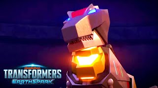 Grimlock Charging Up Transformers Earthspark Compilation Animation Transformers Official