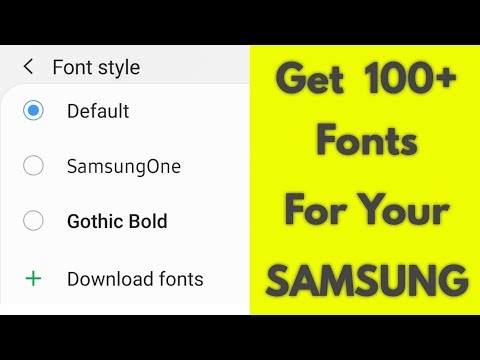 How to Change Font Style in Samsung Mobile & Get Stylish Fonts