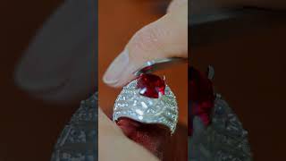 Lab-Grown Ruby Ring Making: Crafting a Unique Piece of Jewelry #jewelry #ringmaking #ringdesign