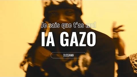 IA GAZO Je sais que t’as mal - Oussama (Exclusive Remix)