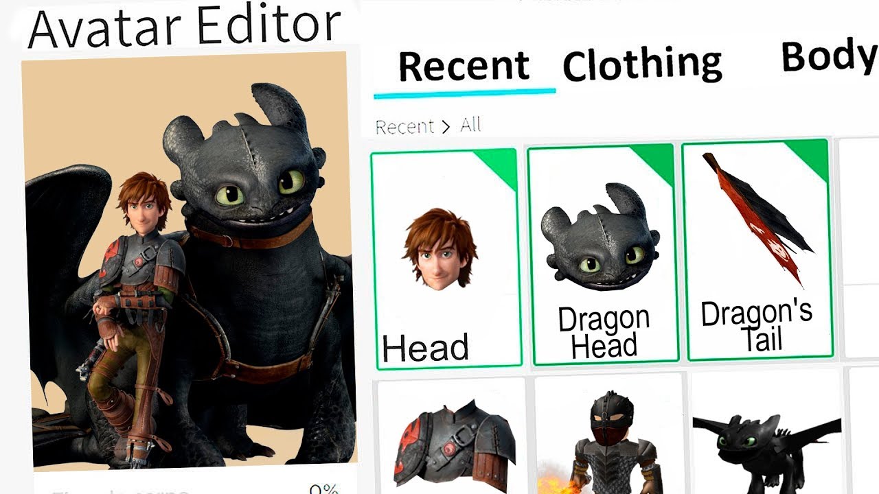 Roblox Making A Roblox Account For Hiccup Toothless Youtube - toothless roblox