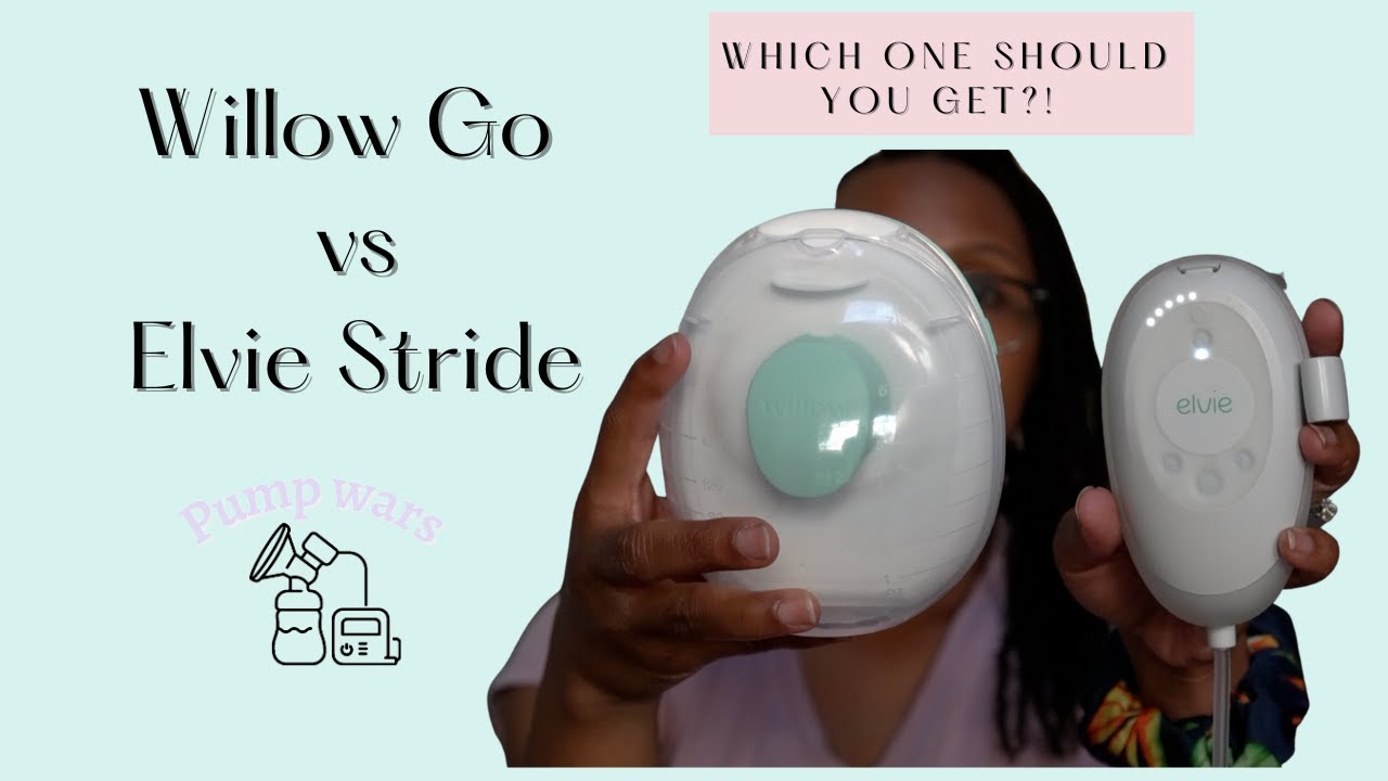 Willow Go vs Elvie Stride Review, Wearable Breastpumps