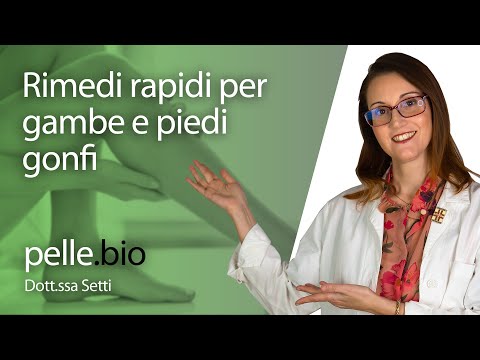 Rimedi rapidi per gambe e piedi gonfi