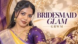 Wedding Guest Makeup Look | Easy Soft Glam GRWM in Tamil || BROWN SKIN MAKEUP  || HARINI SI screenshot 4