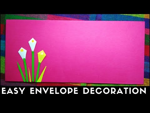 Envelope Decoration Ideas Diy Envelope Decoration Youtube