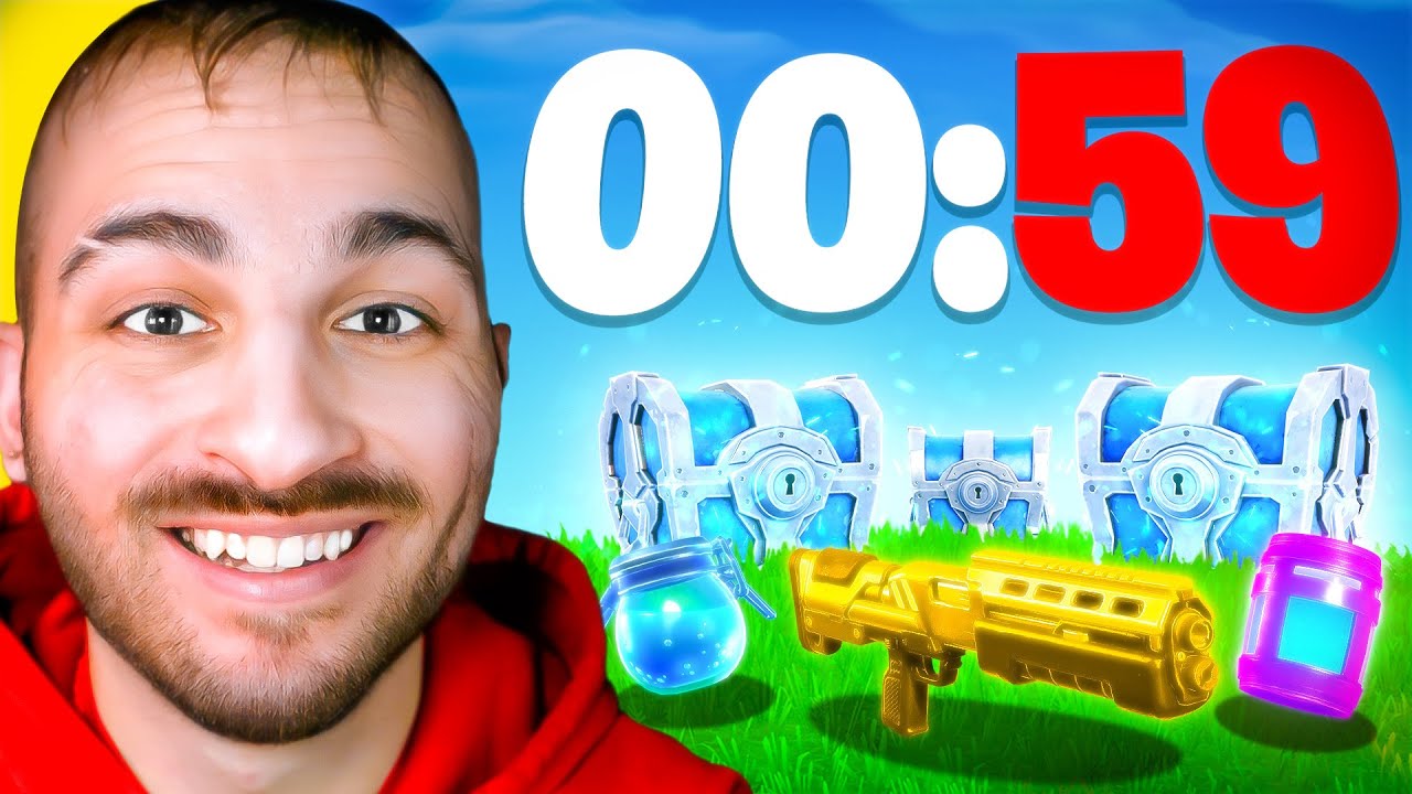 FORTNITE αλλά έχω 60 ΔΕΥΤΕΡΟΛΕΠΤΑ για LOOT…