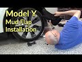Upgrade 3 - Model Y Mud Flap Install