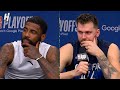 Kyrie Irving & Luka Doncic talk Game 6 Win & Advancing to West Finals, Postgame Interview