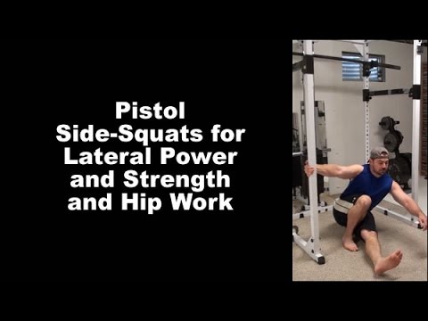bodyweight training at home Pistol Side-Squats for Lateral Explosiveness and Strength in the Legs and Hips