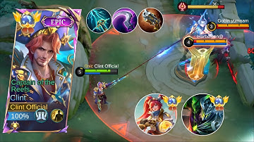 MOONTON THANKS FOR NEW CLINT ONE SHOT BUFFED BUILD! | CLINT NEW BEST BUILD 2025!